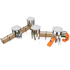 Coral Reef Recycled Playset - Front View