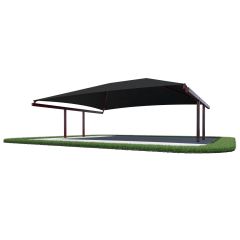 Two Column T Cantilever Shade