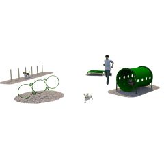 4-Piece Small Dog BarkPark Kit
