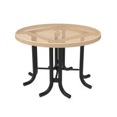 Expanded Metal Round Patio Table