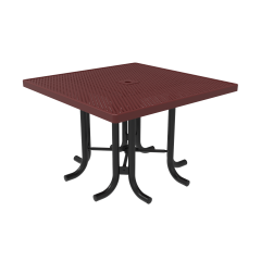 Honeycomb Steel Square Patio Table