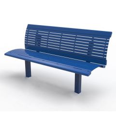 Richmond Steel Bench with Back