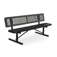 Regal Style Park Bench With Back