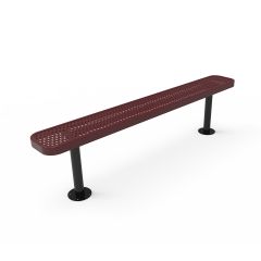Honeycomb Steel Park Bench without Back