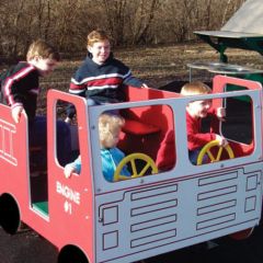 Bouncy Firetruck - Front