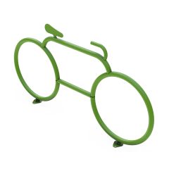 Cyclist Theme Bike Rack