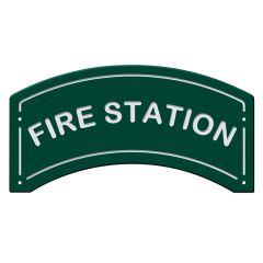 Freestanding Fire Station Panel