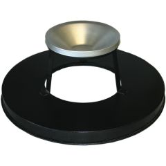 Ash Bonnet Flat Top for Trash Receptacles