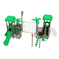 Walnut Woodland Play System Front View