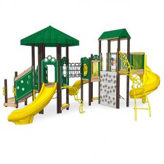 Mink Recycled Playset - Front View