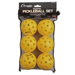 Official Outdoor Pickleballs - Set of 6
