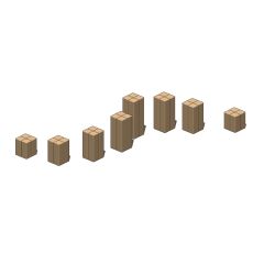 Recycled Plastic Quad Block Stepper 