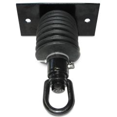 Jensen Black Tire Swivel - 8-1/16-inch Rectangle Plate