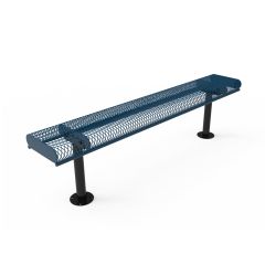 Expanded Metal Rolled Edge Bench without Back