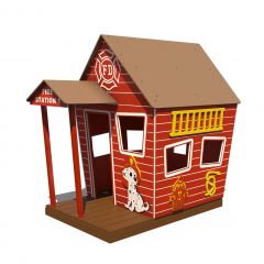 R-Town Fire House Front View