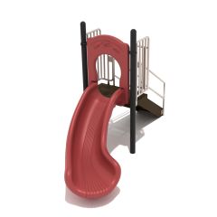 Slide in Terra Cotta with Matte Black and Tan Posts