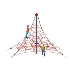 4-Sided Spider Pyramid Net Climber 4-4