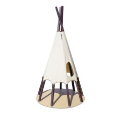 Tipi with Scalloped Covering Front