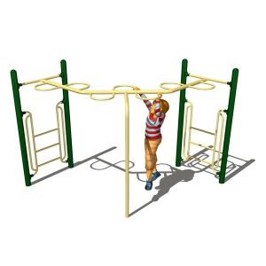 Freestanding 90 Degree Loop Rung